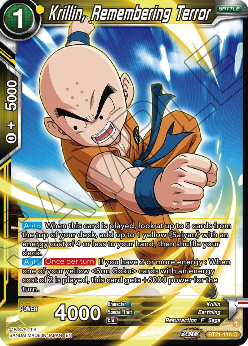 Krillin, Remembering Terror (BT21-116) [Wild Resurgence]