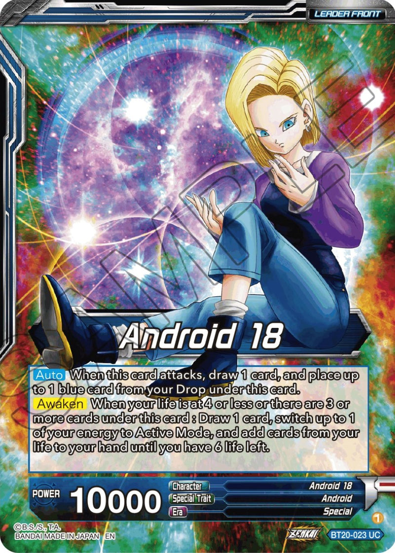 Android 18 // Android 18, Impenetrable Rushdown (BT20-023) [Power Absorbed] 