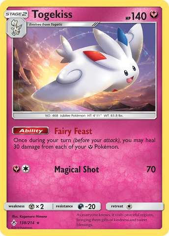 Togekiss (138/214) [Sun &amp; Moon: Unbroken Bonds] 