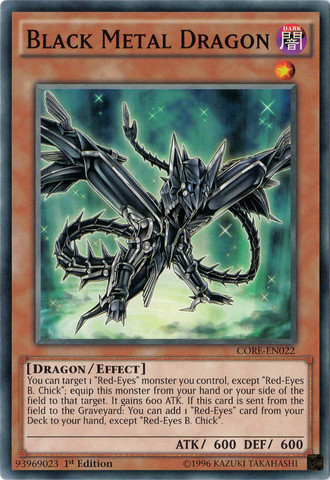Black Metal Dragon [CORE-EN022] Common 