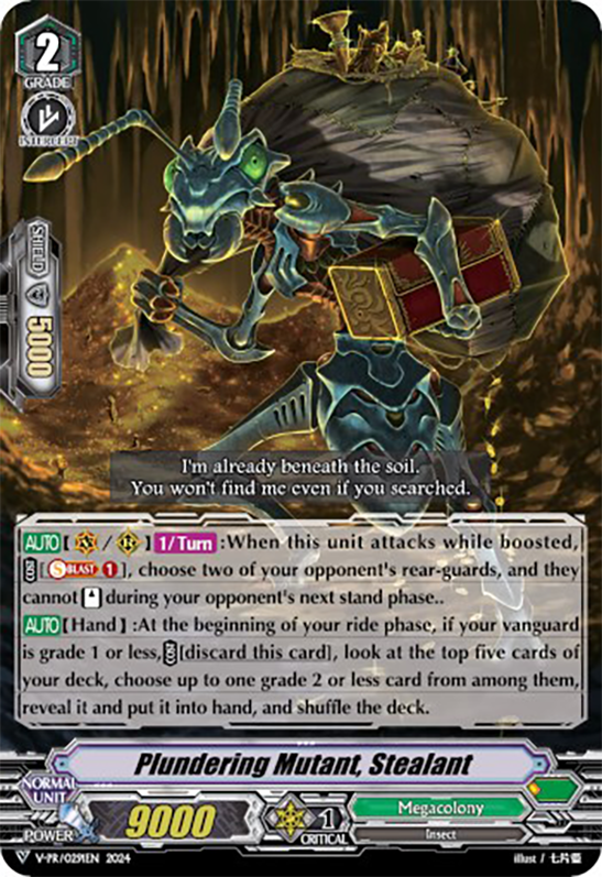 Plundering Mutant, Stealant (V-PR0291EN 2024) [V Promo Cards] 