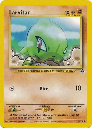 Larvitar (57/75) [Neo Discovery Unlimited] 