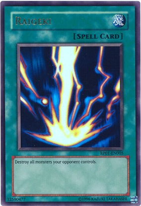 Raigeki [RP01-EN005] Ultra Rare 