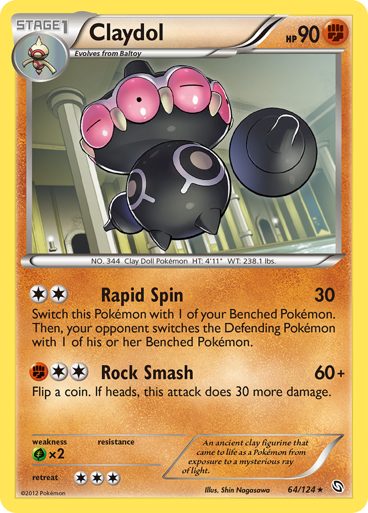 Claydol (64/124) [Black &amp; White: Dragons Exalted] 