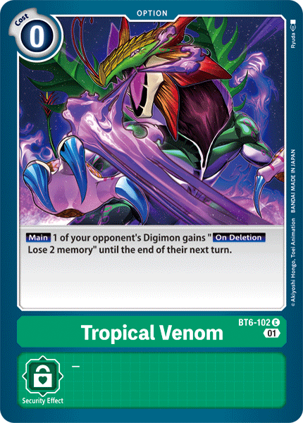 Tropical Venom [BT6-102] [Double Diamond] 
