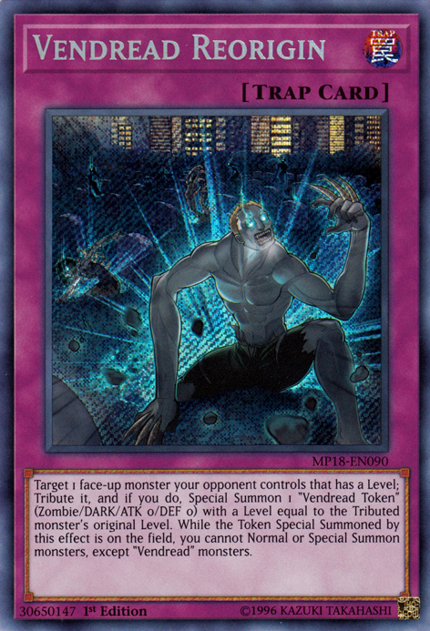 Vendread Reorigin [MP18-EN090] Secret Rare 