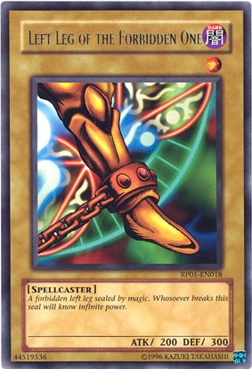 Left Leg of the Forbidden One [RP01-EN018] Rare 