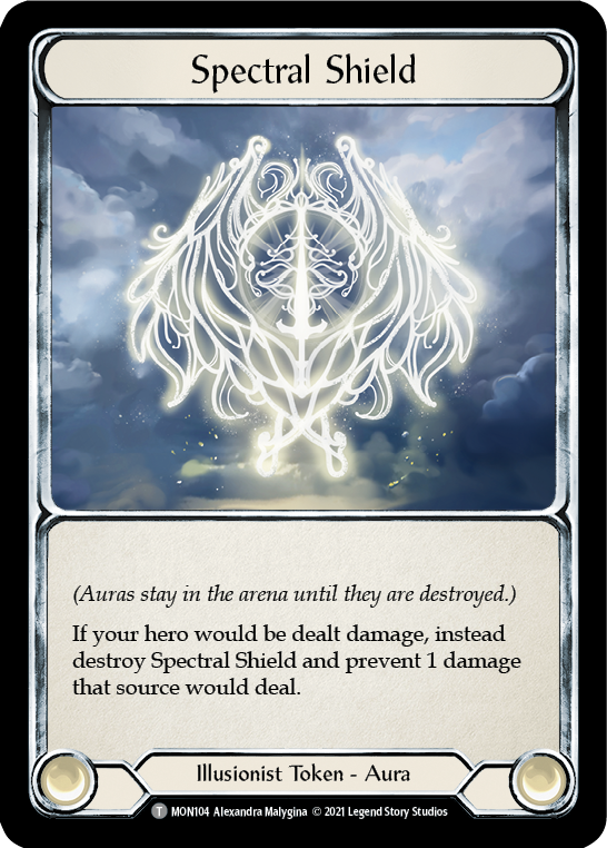 Spectral Shield // Soul Shackle [MON104 // MON186] (Monarch) 1st Edition Normal 