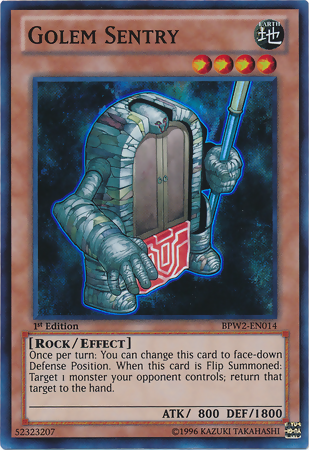 Sentry Golem [BPW2-EN014] Super Rare 