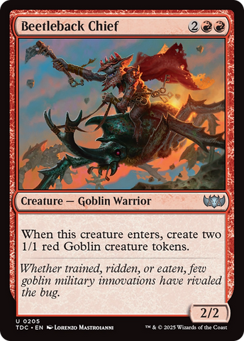 Beetleback Chief [Tarkir: Dragonstorm Commander] 
