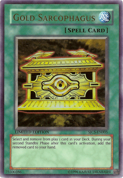 Gold Sarcophagus [SJCS-EN005] Super Rare 