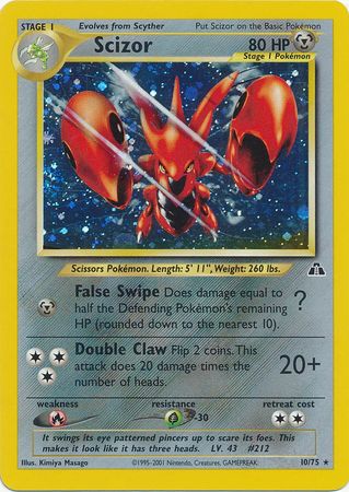 Scizor (10/75) [Neo Discovery Unlimited] 