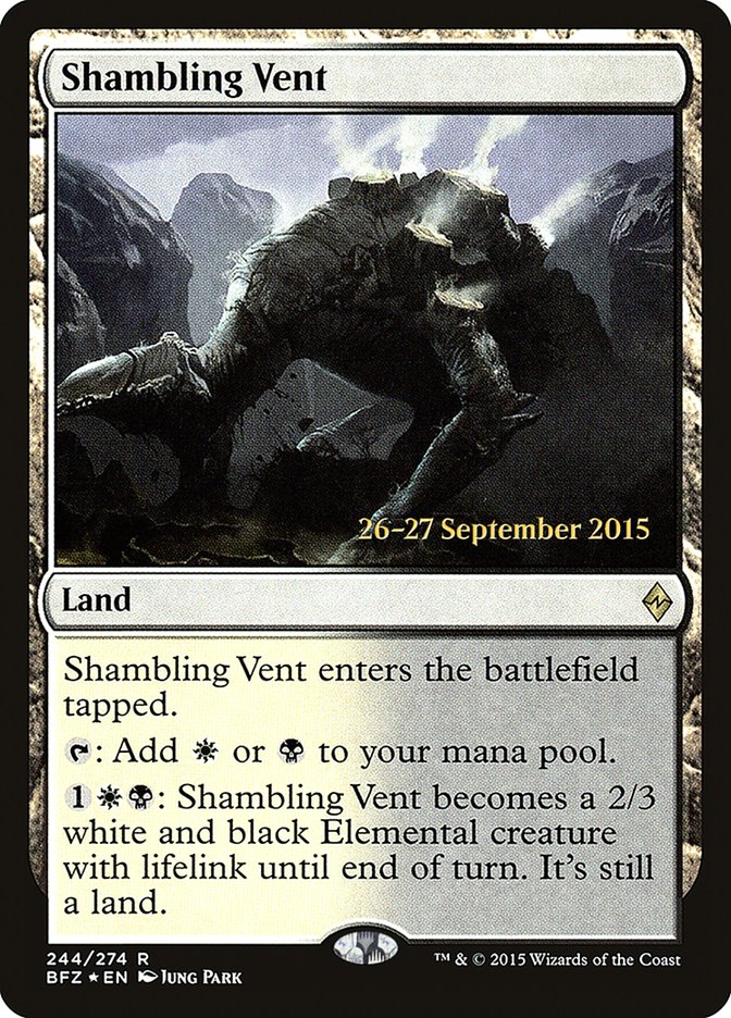 Shambling Vent [Battle for Zendikar Prerelease Promos] 