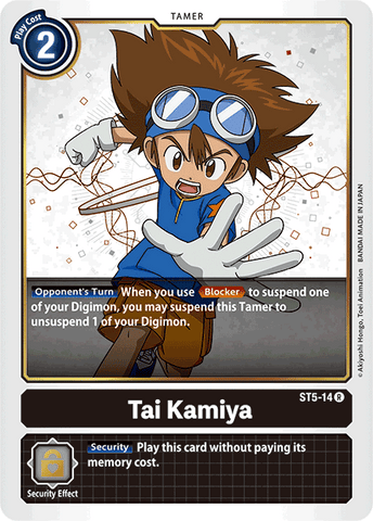 Tai Kamiya [ST5-14] [Starter Deck: Machine Black] 