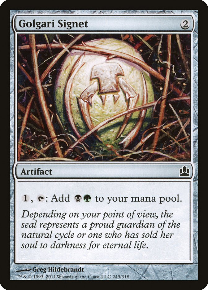 Golgari Signet [Order 2011] 