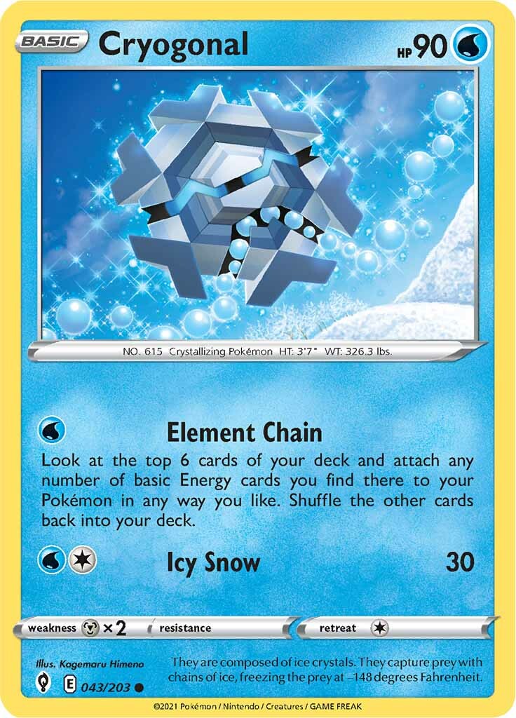 Cryogonal (043/203) [Sword &amp; Shield: Evolving Skies] 