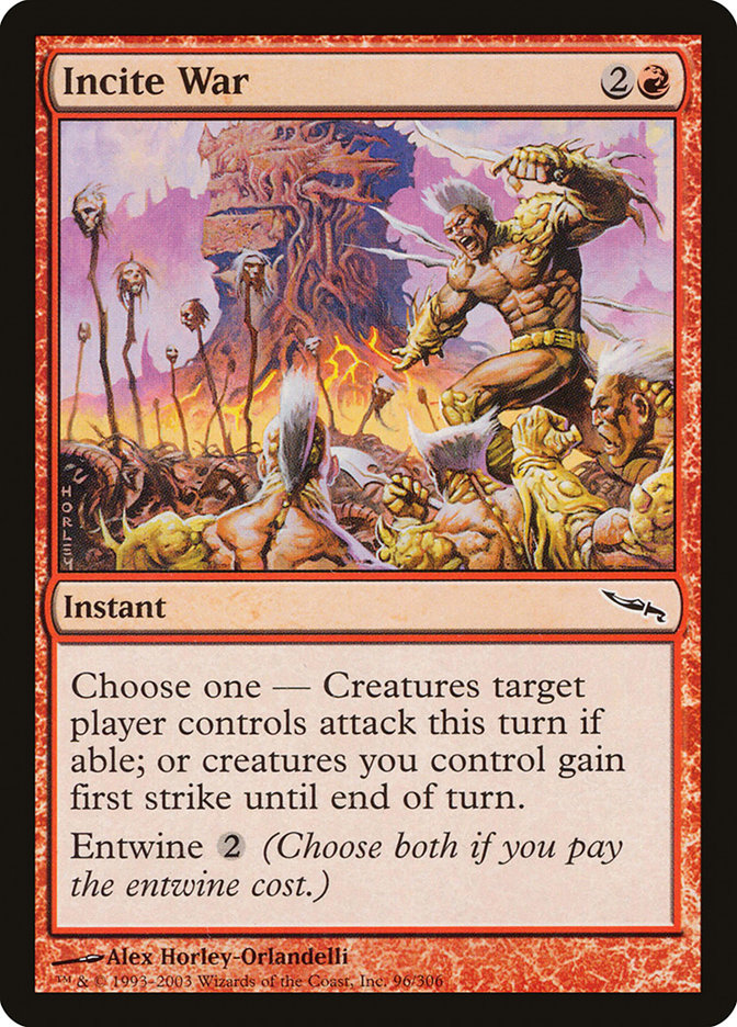 Incite War [Mirrodin] 