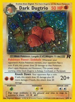 Dark Dugtrio (6/82) [Team Rocket Unlimited] 