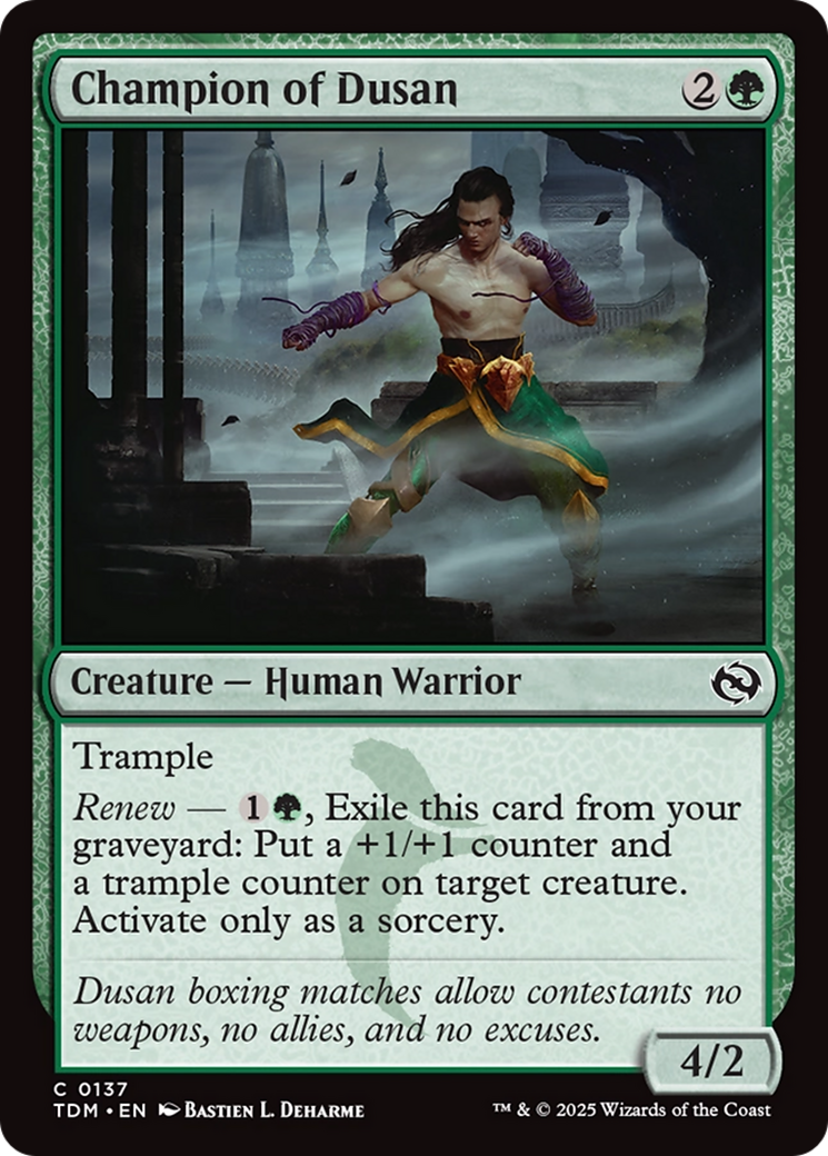 Champion of Dusan [Tarkir: Dragonstorm] 