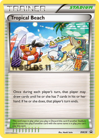 Tropical Beach (BW28) [Black &amp; White: Black Star Promos] 