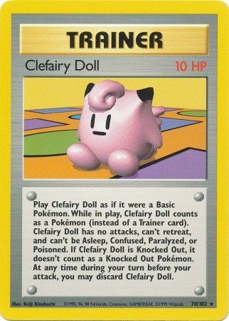 Clefairy Doll (70/102) [Base Set Unlimited] 