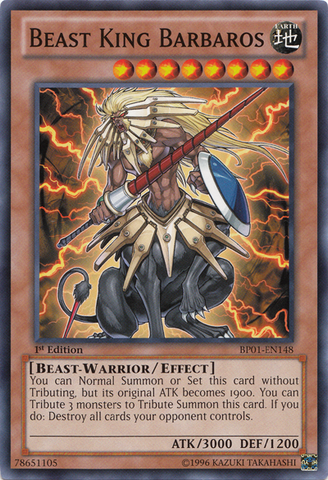 Beast King Barbaros [BP01-EN148] Common 