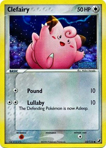 Clefairy (53/115) (Stamped) [EX: Unseen Forces] 