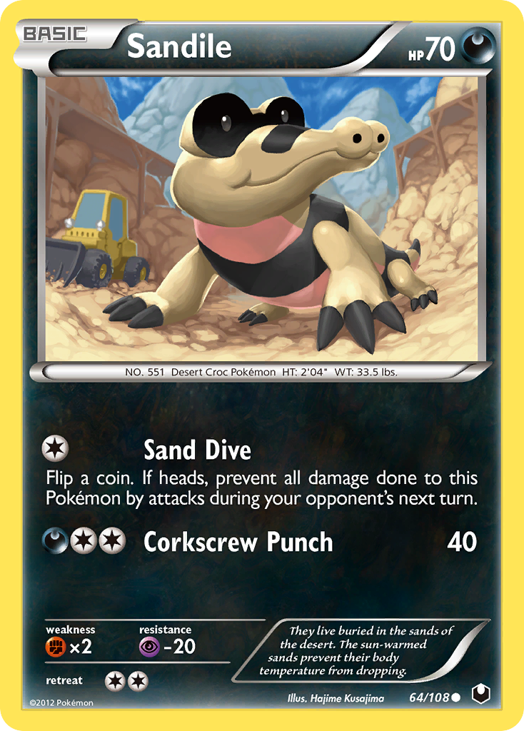 Sandile (64/108) [Black &amp; White: Dark Explorers] 