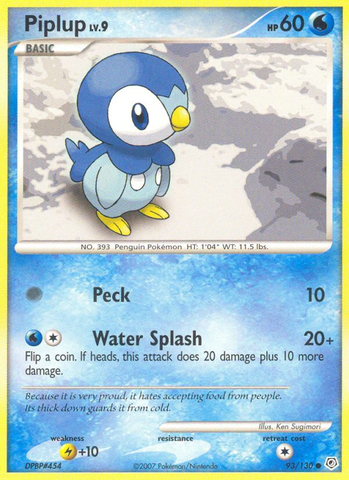Piplup (93/130) [Diamond &amp; Pearl: Base Set] 