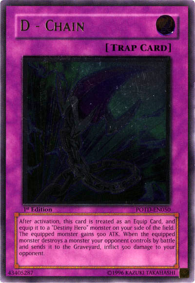 D - Chain [POTD-EN050] Ultimate Rare 