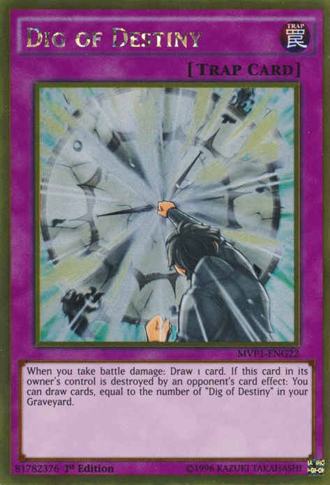 Dig of Destiny [MVP1-ENG22] Gold Rare 