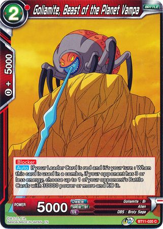 Goliamite, Beast of the Planet Vampa (BT11-020) [Vermilion Bloodline] 