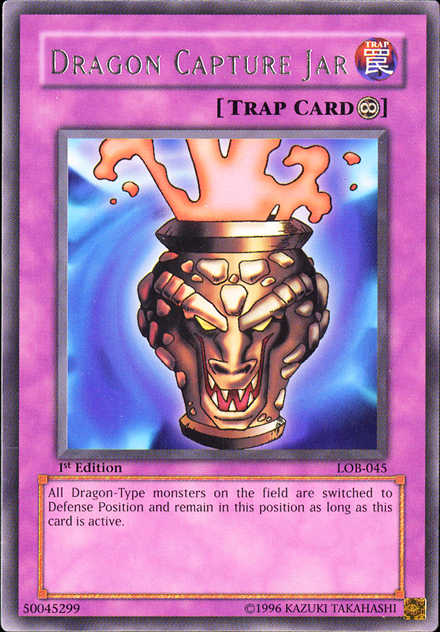 Dragon Capture Jar [LOB-045] Rare 