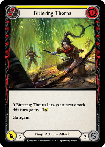 Bittering Thorns [U-CRU072] (Crucible of War Unlimited) Unlimited Rainbow Foil 