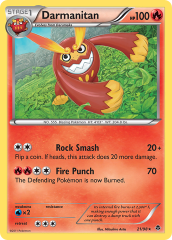 Darmanitan (21/98) [Black &amp; White: Emerging Powers]