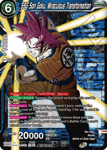 SSG Son Goku, Miraculous Transformation (Championship 2022) (BT15-024) [Promotion Cards] 