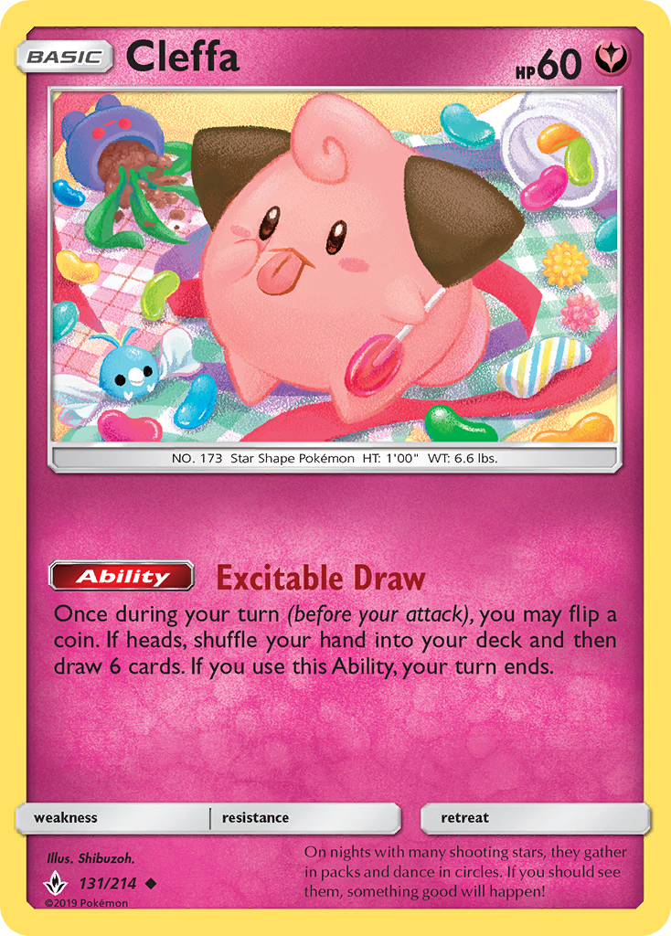 Cleffa (131/214) [Sun &amp; Moon: Unbroken Bonds] 