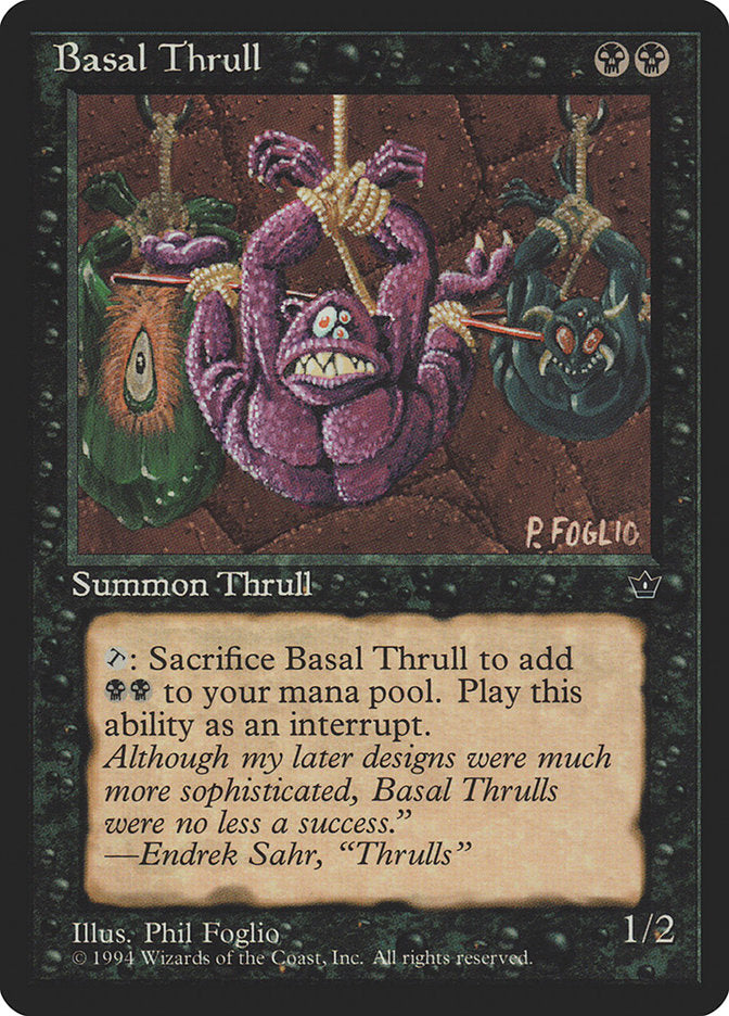 Basal Thrull (Phil Foglio) [Fallen Empires] 