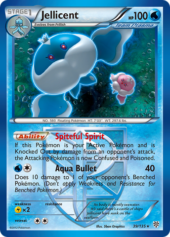 Jellicent (39/135) [Black &amp; White: Plasma Storm] 