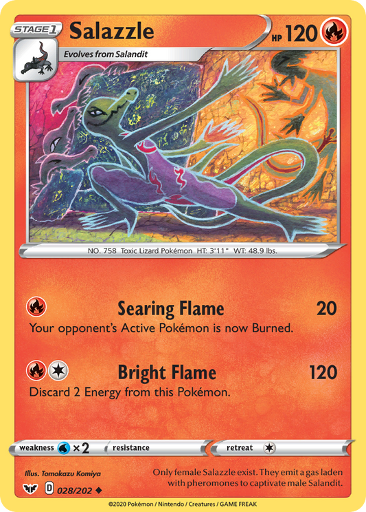 Salazzle (028/202) [Sword & Shield: Base Set]