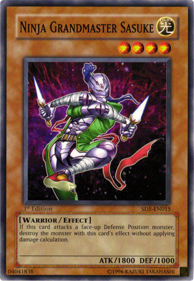 Ninja Grandmaster Sasuke [SD5-EN015] Common 