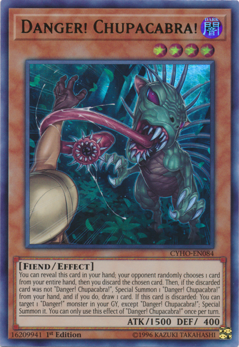 Hazard! Chupacabra! [CYHO-EN084] Ultra Rare 