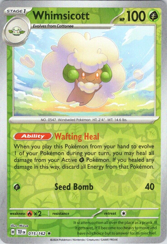 Whimsicott (015/162) [Scarlet &amp; Violet: Temporal Forces] 