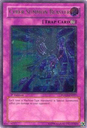 Cyber ​​Summon Blaster [POTD-EN057] Ultimate Rare 