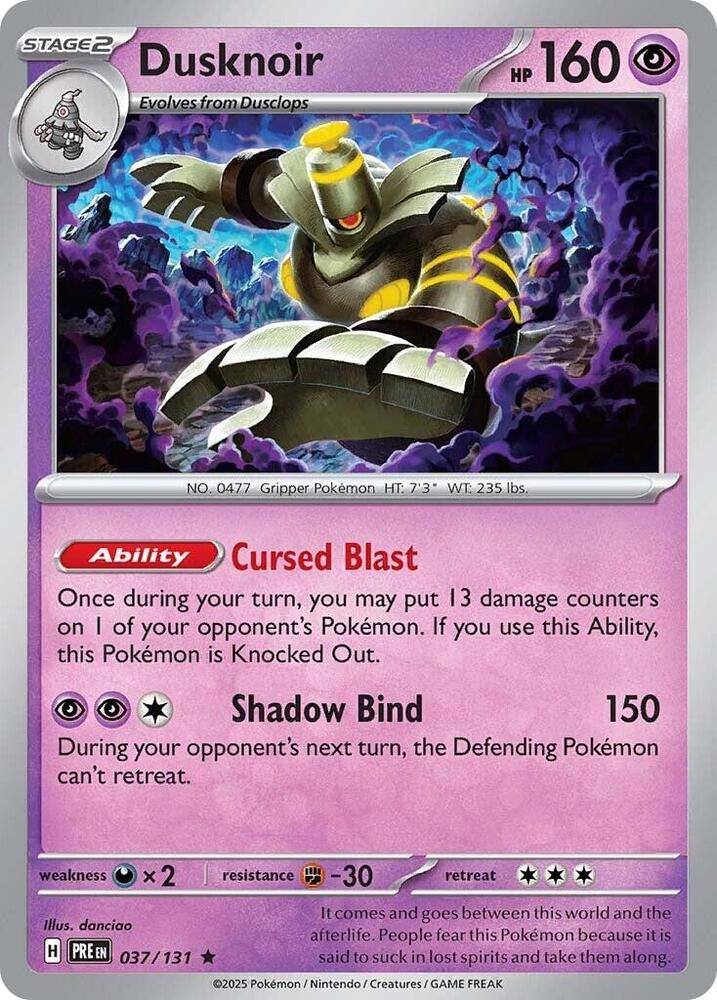 Dusknoir (037/131) [Scarlet &amp; Violet: Prismatic Evolutions] 