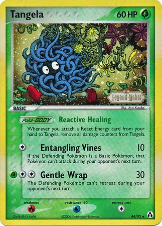 Tangela (44/92) (Stamped) [EX: Legend Maker] 