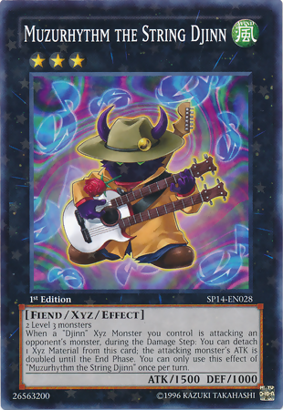 Muzurhythm the String Djinn [SP14-EN028] Starfoil Rare 
