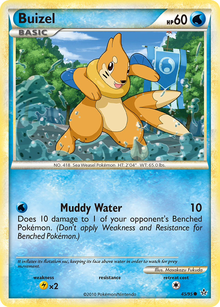 Buizel (45/95) [HeartGold &amp; SoulSilver: Unleashed] 