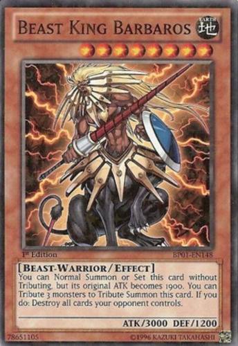 Beast King Barbaros [BP01-EN148] Starfoil Rare 