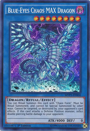 Blue-Eyes Chaos MAX Dragon [MVP1-ENS04] Secret Rare 